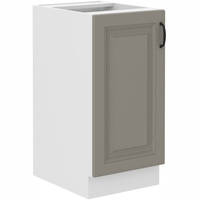 Szafka kuchenna dolna STILO 40 D 1F BB CLAYGREY/BIAŁY MAT