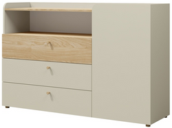 Komoda YUKI 9 120cm z szufladami, Meble Młodzieżowe