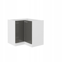 Szafka kuchenna dolna LARA 90x90 DN 2F BB BIAŁY/GRAFIT POŁYSK