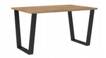 Stół loftowy do jadalni CEZAR 138X67 DĄB ARTISAN