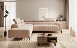 Narożnik z funkcją spania GANDI A 261 cm, System włoski, Pojemnik