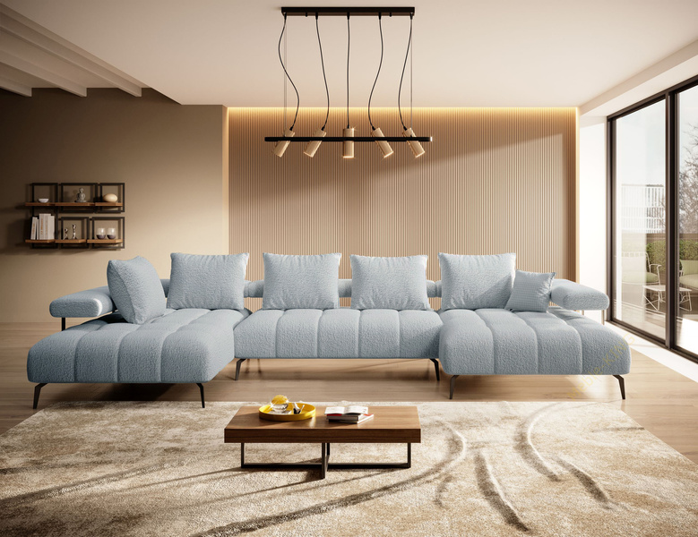 Narożnik MAGNETIC XL 371 cm, Elektryczny wysuw siedziska