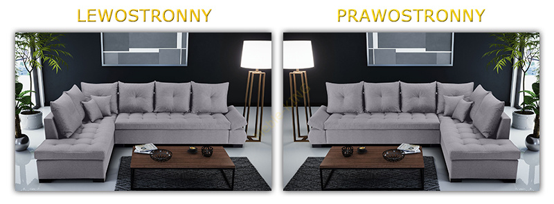 Duży Wygodny Narożnik do salonu LORD 320 cm, Rogówka, Salon