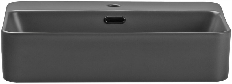 Zestaw 80cm, lustro, umywalka, Meble łazienkowe TALIA Dąb Casella / Czarny