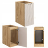 Meble łazienkowe OCEAN BEIGE 90, Umywalka nablatowa, Dąb/Beż, 2 KOLORY