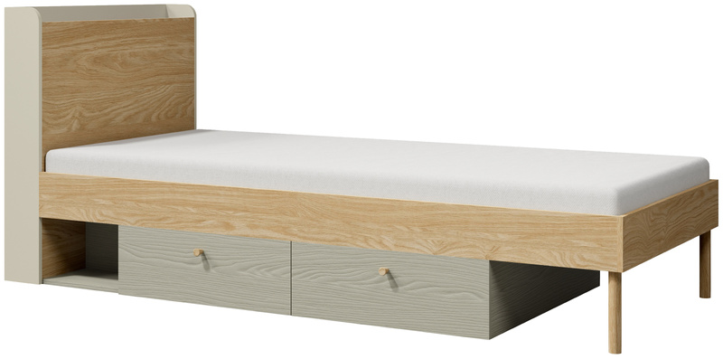 Łóżko YUKI 13 L/P 90x200cm, Meble Młodzieżowe KORAL