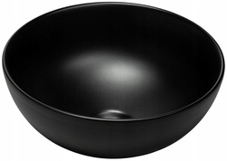 Umywalka nablatowa DOMI 32cm Czarny Mat