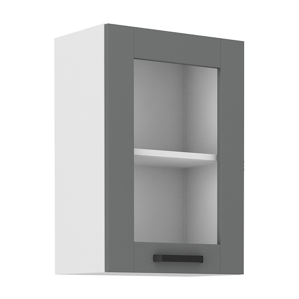 Szafka kuchenna górna LUNA 40 GS-72 1F DUST GREY / BIAŁY MAT
