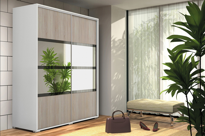 Szafa przesuwna A9 230 / 245 / 62 lustro, różne kolory i rozmiary