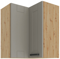 Szafka kuchenna górna LUNA 60x60 GN-72 2F (90°) CLAY GREY / DĄB ARTISAN