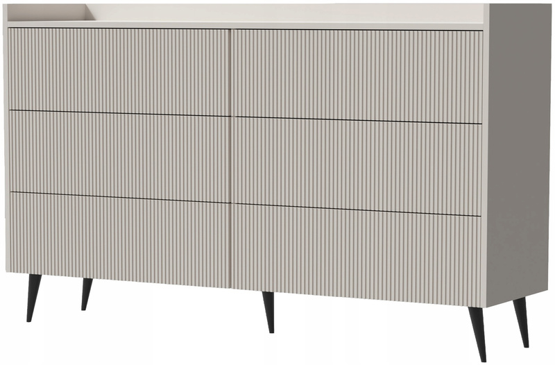 Komoda ADEMO 3 150cm, Meble pokojowe Orzech