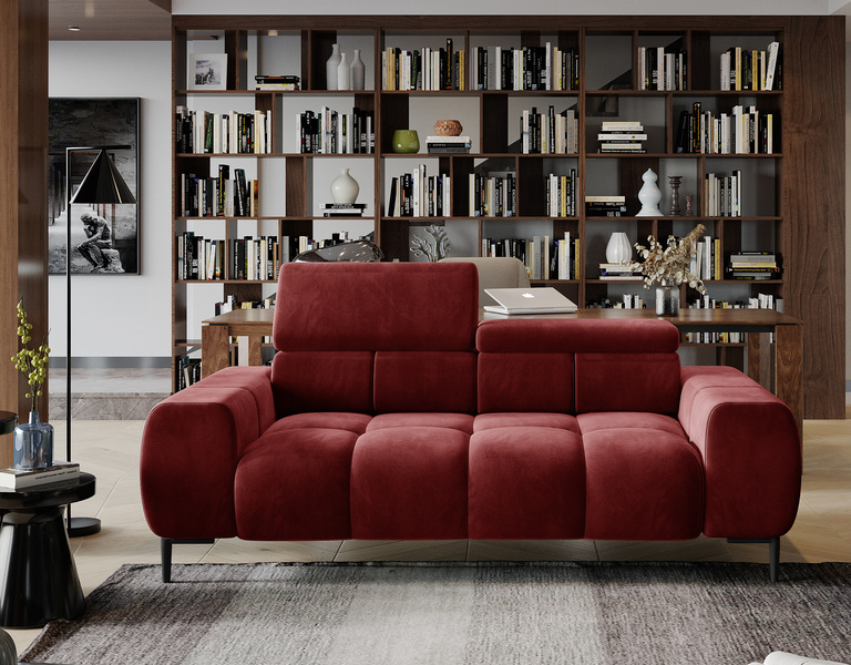 Sofa PLAZA S 2E 192 cm, Elektryczna regulacja siedziska, Zagłówki