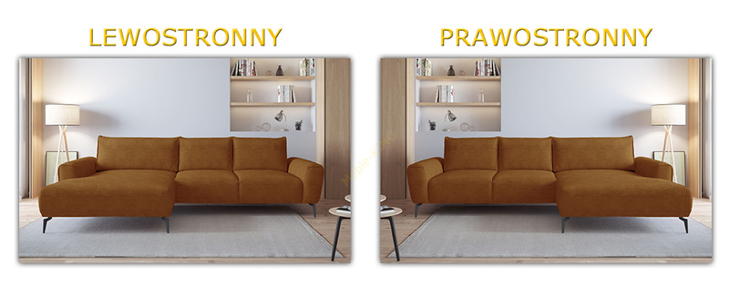 Narożnik z funkcją spania BALI 278 cm, Automat, Pojemnik, Sprężyny