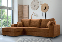 Narożnik z funkcją spania LUPI 265 cm, Rozkładany, Pojemnik