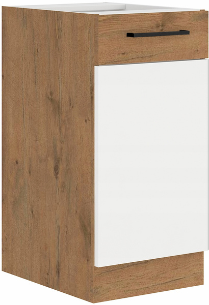 Szafka kuchenna dolna VIGO 40 D 1F BB DARK WOOD / DĄB LANCELOT