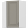 Szafka kuchenna górna narożna STILO 60x60 GN-90 (45°) 1F CLAYGREY/BIAŁY MAT