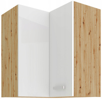 Szafka kuchenna górna ARTISAN 60x60 GN-72 2F (90°) BIAŁY POŁYSK/DĄB ARTISAN