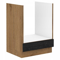 Szafka kuchenna dolna VIGO 60 D GAZ BB DARK WOOD / DĄB LANCELOT