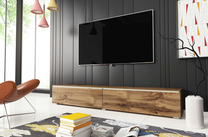 Szafka RTV Lowboard D 180cm DĄB WOTAN