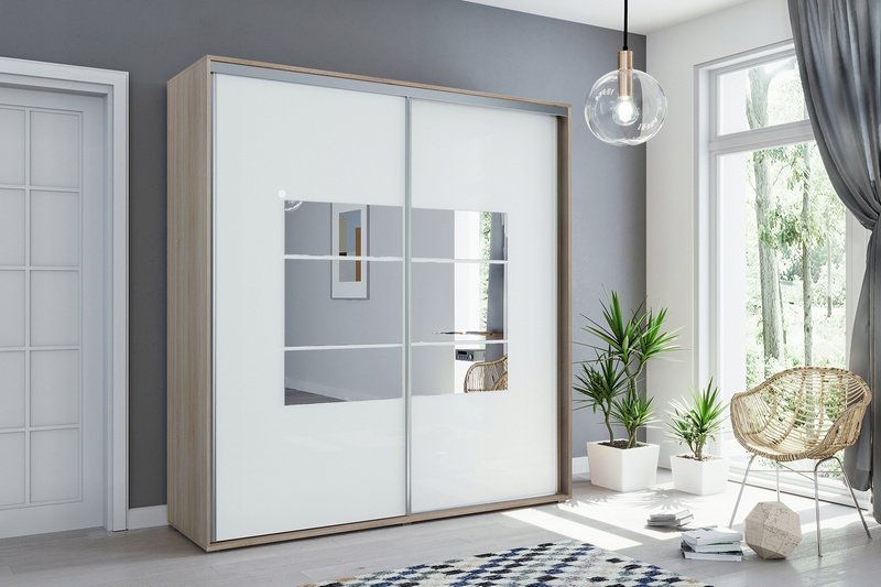 Szafa przesuwna A2 175 / 245 / 62 lustro, różne kolory i rozmiary