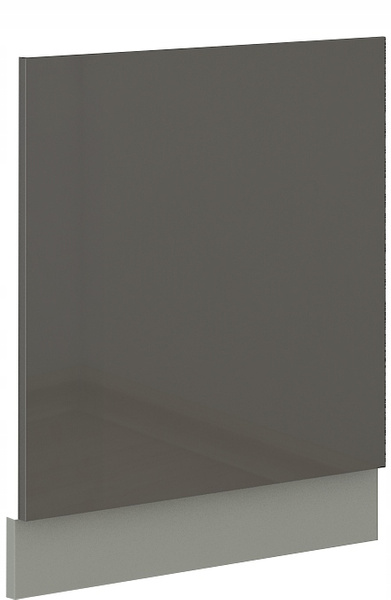 Front do zmywarki GREY ZM 570 x 596 SZARY POŁYSK / SZARY PLATYNOWY