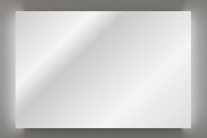 Lustro łazienkowe LED bez ramy 120cm, Meble łazienkowe AURA