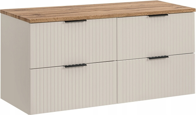 Zestaw szafek 120cm z blatem, Meble łazienkowe ADEL CASHMERE