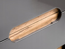 Szafka pod umywalkę 820 60cm, Meble łazienkowe BALI Dąb Craft/Szary Połysk