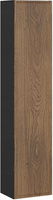 Słupek, szafka wysoka, 1 drzwi, Meble łazienkowe TALIA Dąb Casella / Czarny