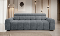 Sofa BULL Bigsofa 248 cm, Elektryczny wysuw siedziska, Zagłówki