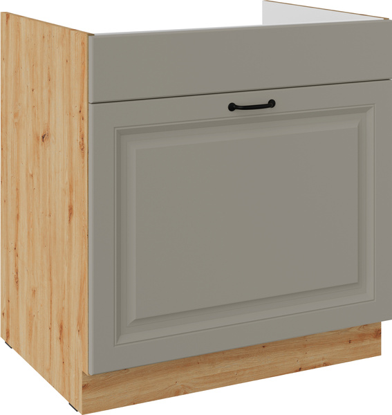 Szafka kuchenna dolna STILO 80 ZL 1S BB CLAYGREY/DĄB ARTISAN