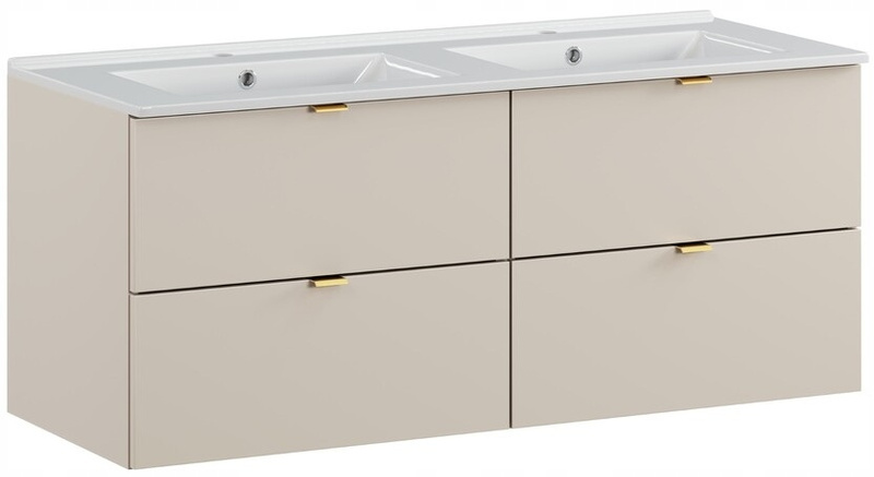 Zestaw meblowy 120cm z umywalką meblową, Meble łazienkowe DALIA Kaszmir