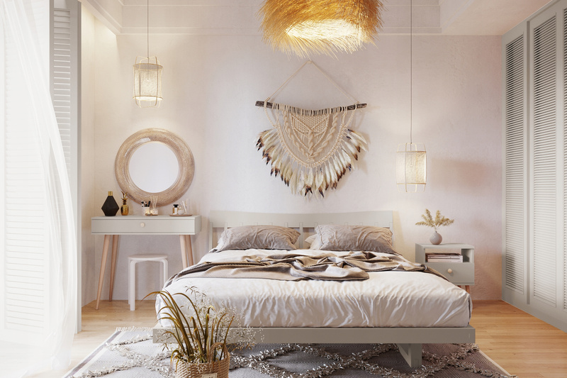 Półka wisząca BOHO 90cm KASZMIR