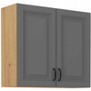 Meble kuchenne STILO DUSTGREY/DĄB ARTISAN zestaw narożny kuchnia szafki