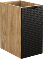 Szafka pod blat 30cm, 1 drzwi, Meble łazienkowe LUXOR Dąb Olejowany/Czarny