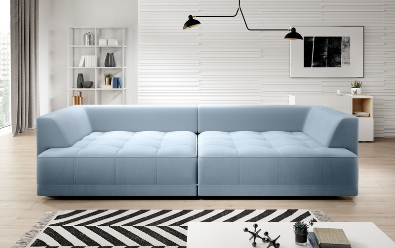 Sofa z funkcją spania TIGA BIGSOFA 302 cm, Elektryczny wysuw siedziska