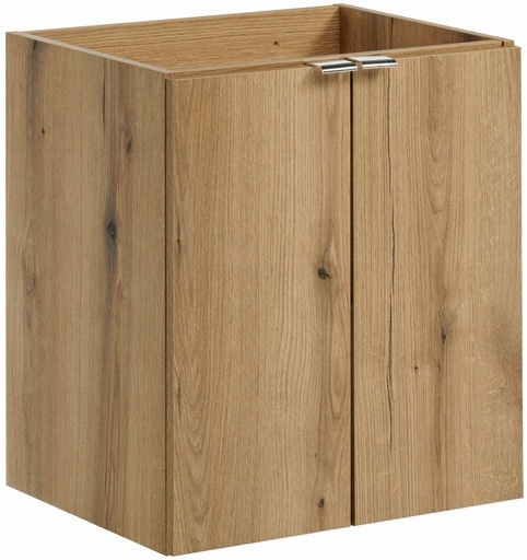 Zestaw meblowy 60cm z blatem, Meble łazienkowe NOVA Dąb Coast Evoke/Czarny