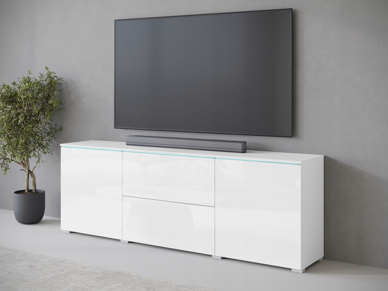Szafka RTV VERA 181 Czarny Grafit