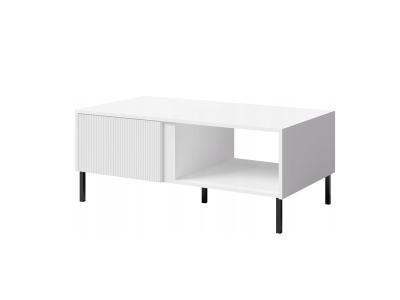 Ława MIA 8, Stolik kawowy 110cm, Meble do Salonu, MDF Dąb Odwieczny/Czarny