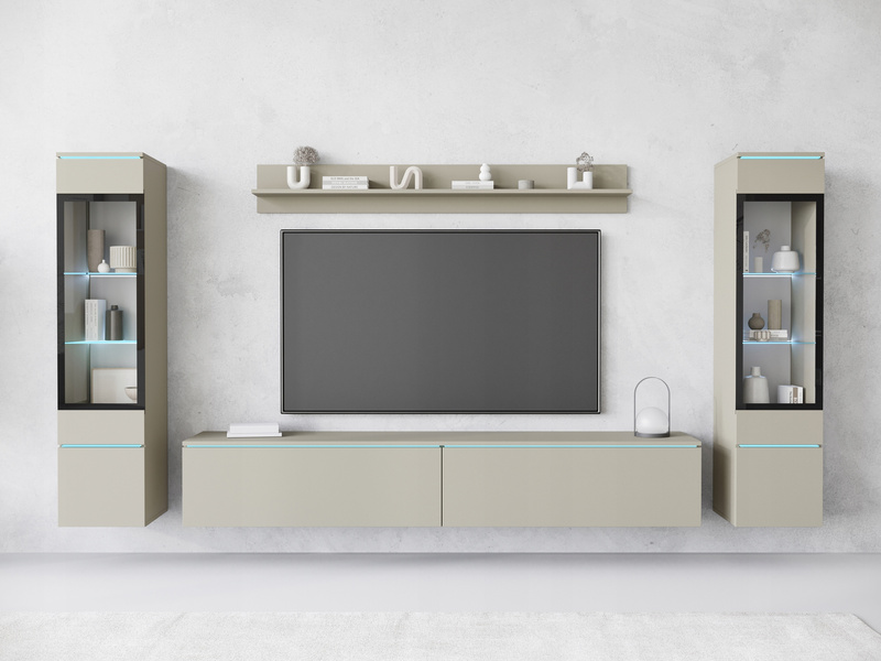 Meblościanka VERA II Zestaw mebli Kaszmirowy Beż