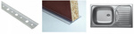 Meble kuchenne zestaw LUNA CLAY GREY / DĄB ARTISAN kuchnia szafki 150cm