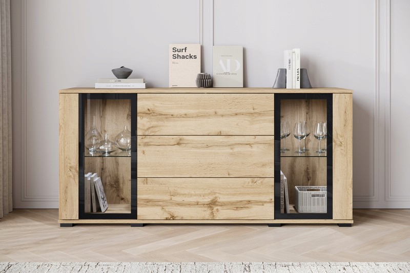 Komoda CARO 150cm Dąb Wotan