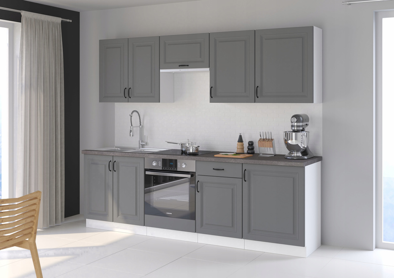 Szafka kuchenna górna STILO 60 GU-36 1F DUSTGREY/BIAŁY MAT