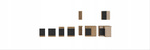 Front do zmywarki VIGO ZM 713 x 446 DARK WOOD / DĄB LANCELOT