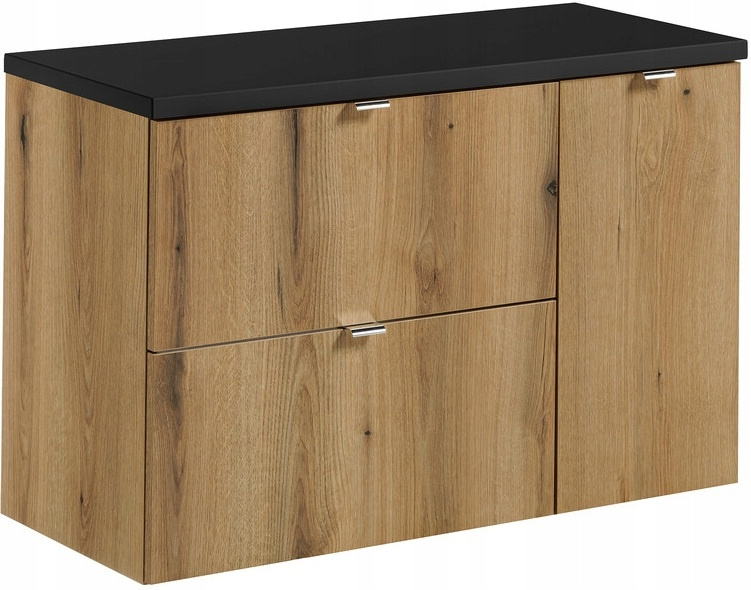 Blat łazienkowy 90cm, Meble łazienkowe CZARNY