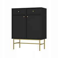 Komoda 826 TOKYO 3 Czarny Grafit