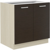Szafka kuchenna dolna 80 D 2F BB DĄB FERRARA, LEGNO CIEMNE, Meble Kuchenne CHAMONIX