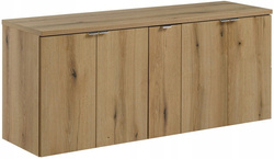 Zestaw meblowy 140cm z blatem, Meble łazienkowe NOVA Dąb Coast Evoke