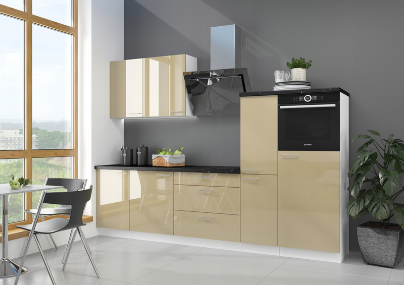 Front do zmywarki LARA ZM 713x446 BIAŁY/CAPPUCCINO POŁYSK