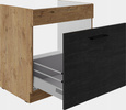 Szafka kuchenna dolna VIGO 60 ZL 1S BB DARK WOOD / DĄB LANCELOT